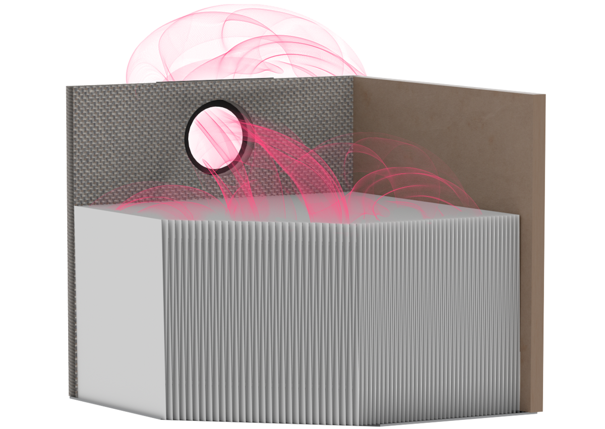 Grafik Querschnitt eines Partikelfilters