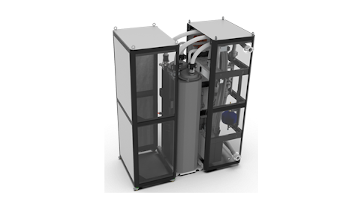 Small picture of the extraction system for process gas cleaning