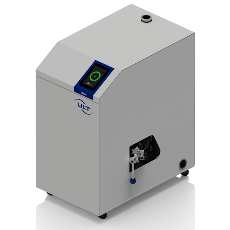 Man sieht ein Display an der Schräge der Gerätevorderseite