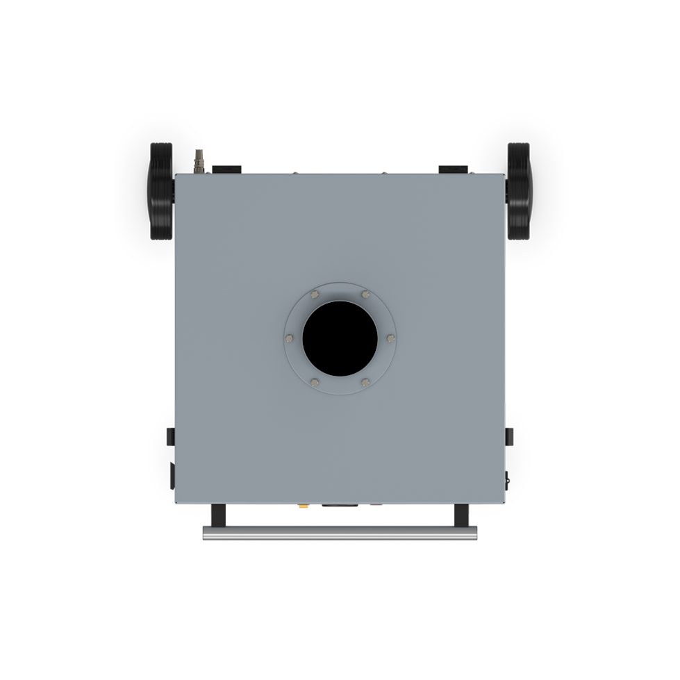Round connection for detection elements with a diameter of 150 mm