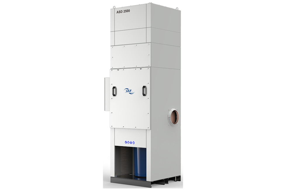 Extraction system for dust and smoke