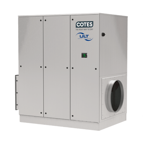 Cubile, grey system with air inlet and outlet on both sides