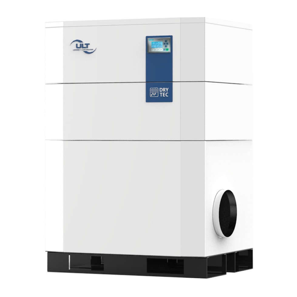 Modulare Lösung zur Prozesslufttrocknung Gerät vor neutralem Hintergrund