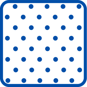 Staub icon blau