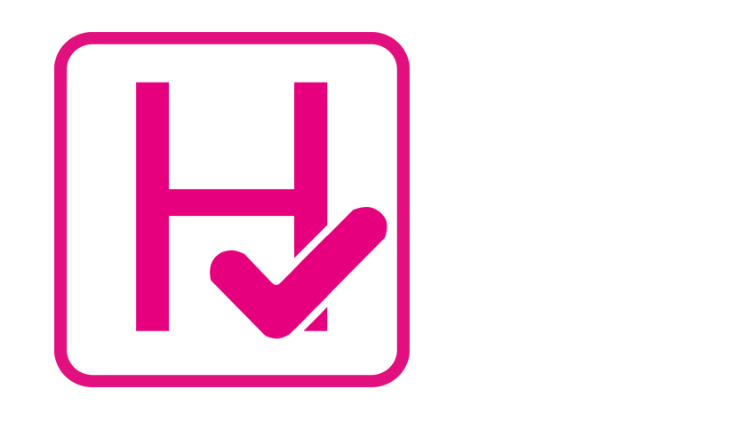 Viereck mit einem abgehaktem H