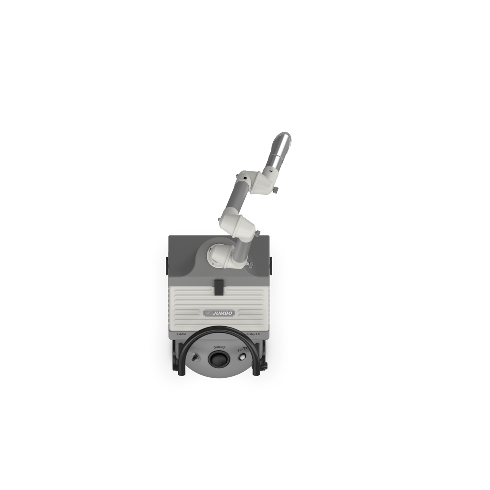 Capturing of airborne pollutants in the laboratory