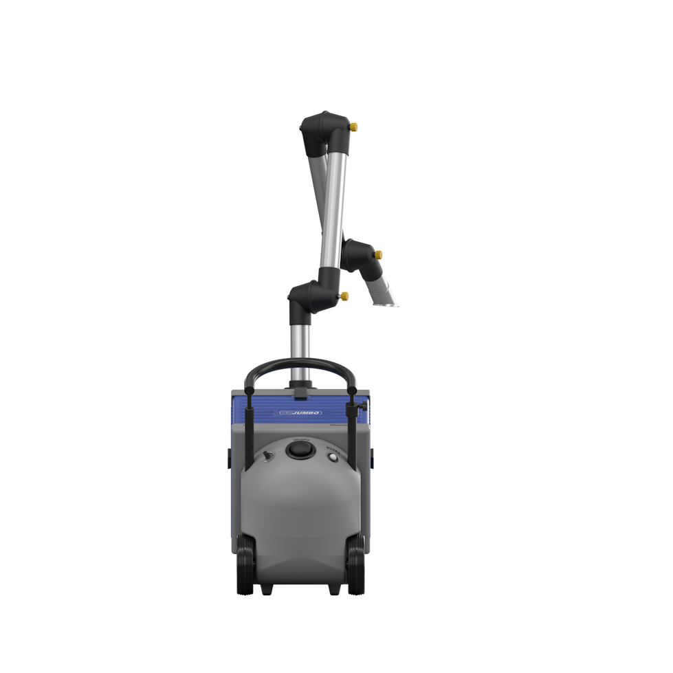 Mobile soldering fume extraction with the JUMBO LRA