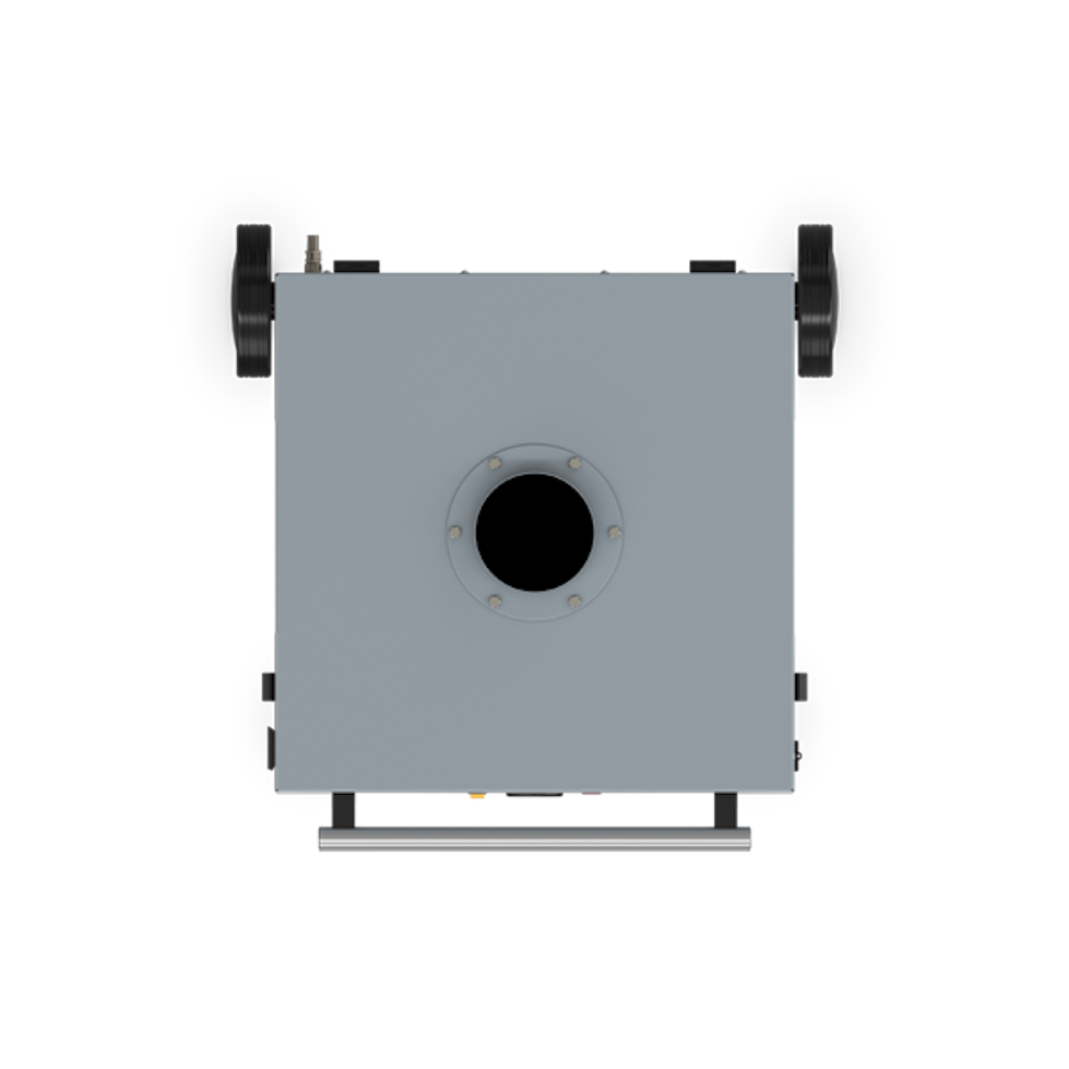 Öffnung in der Mitte des Gerätedeckels, Durchmesser 150 mm