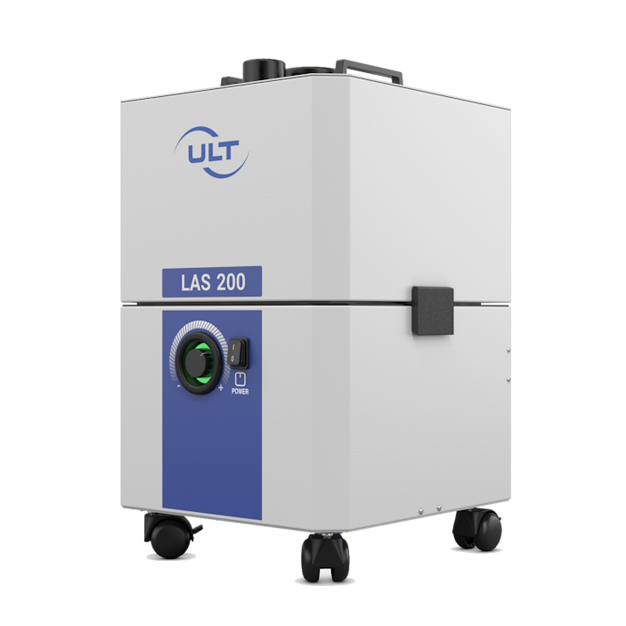 Device on castors for dust collection