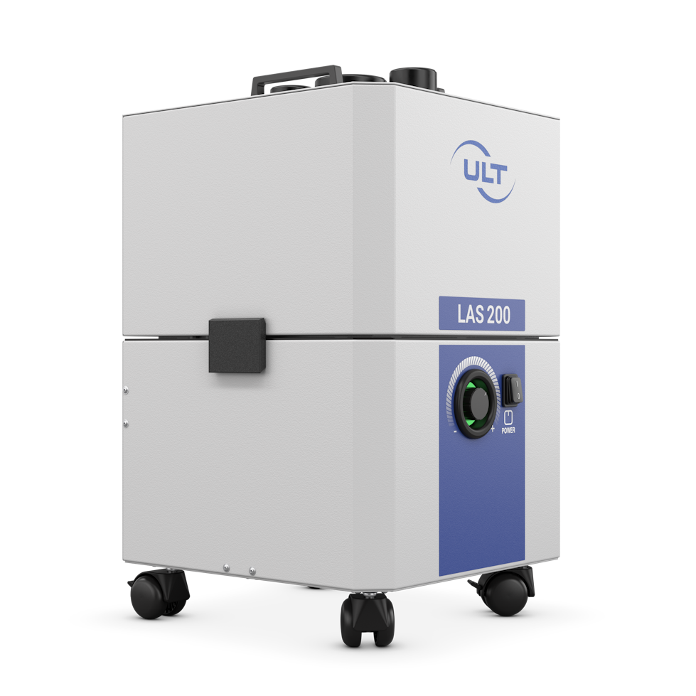 Extraction and filtration of laser dusts