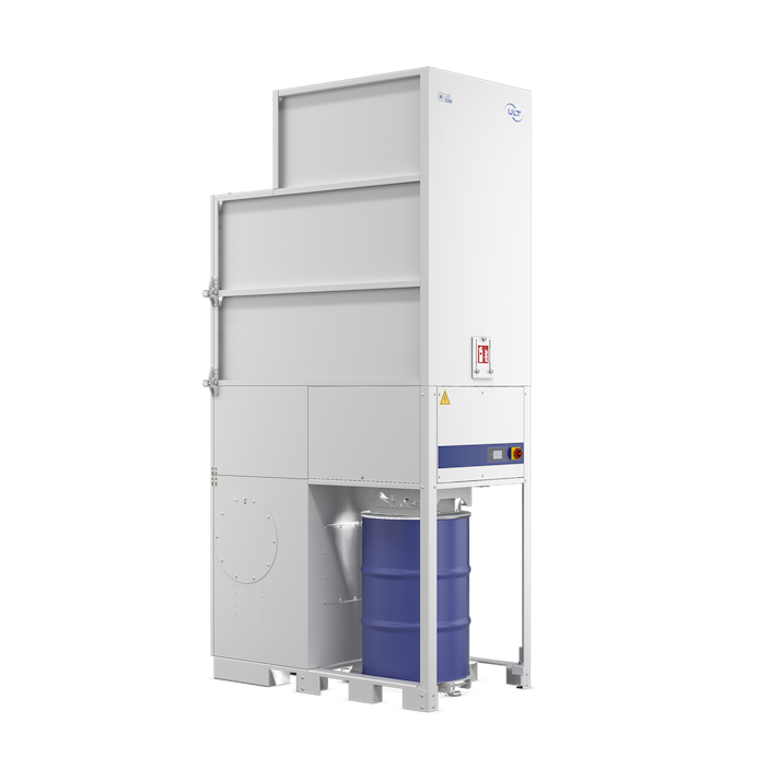 Absauganlage für brennbare Laserstäube und Laserrauch