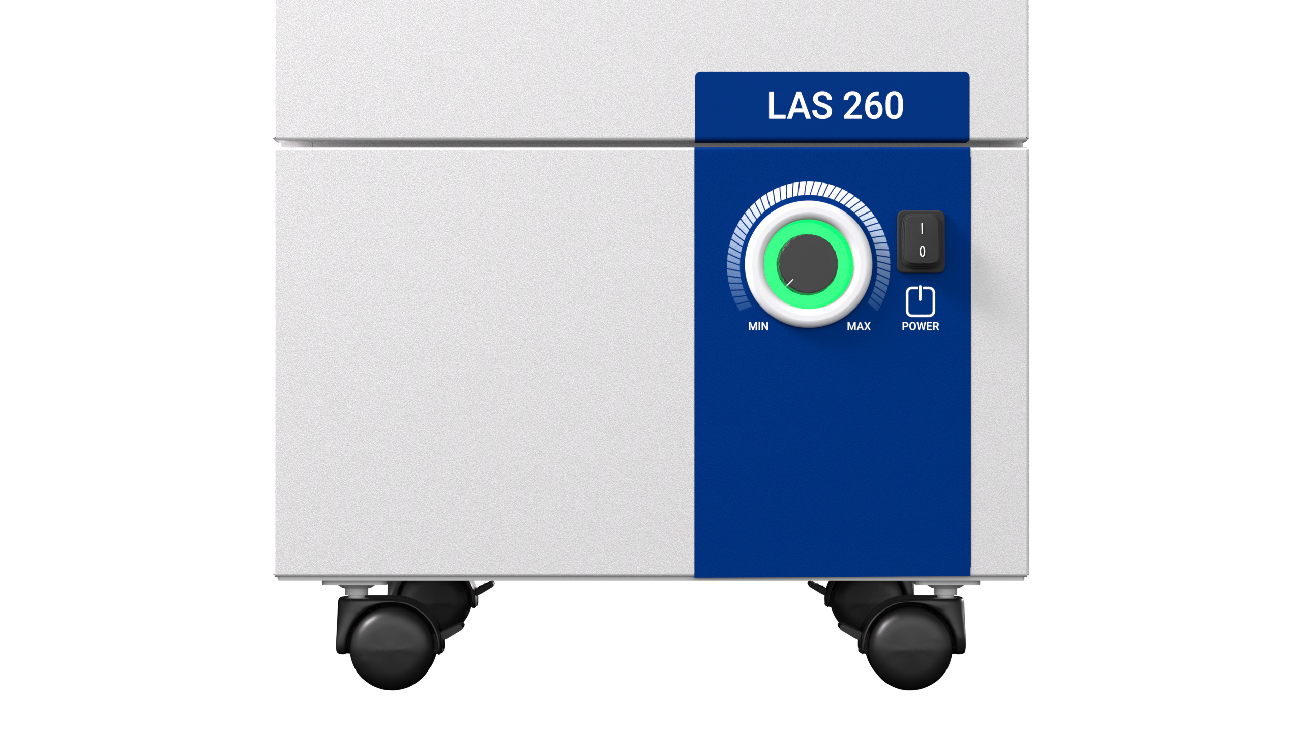 Potentiometer mit grün leuchtendem Status-Indikator