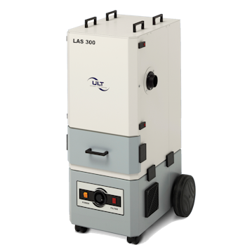 Laser fume extraction with cartridge filter system LAS 300