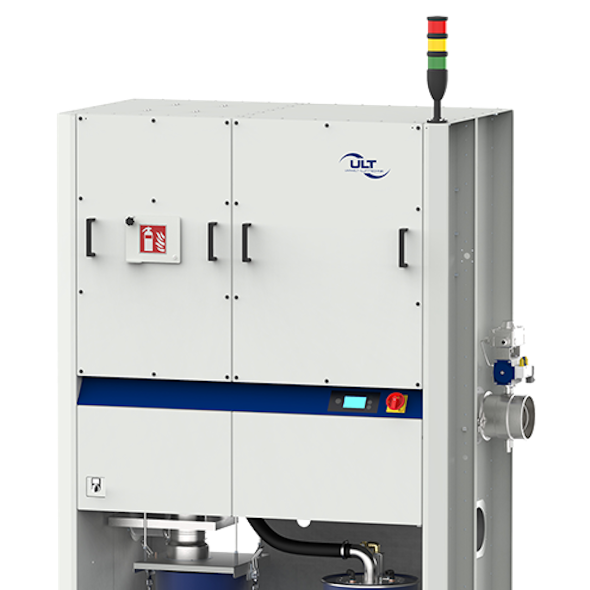 Flexible laser fume extraction