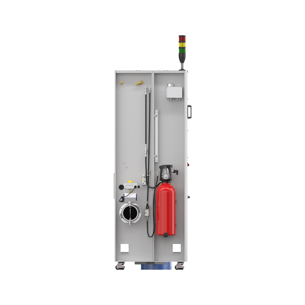 Absaugung Laserstaub mit Filteranlage LAS 800