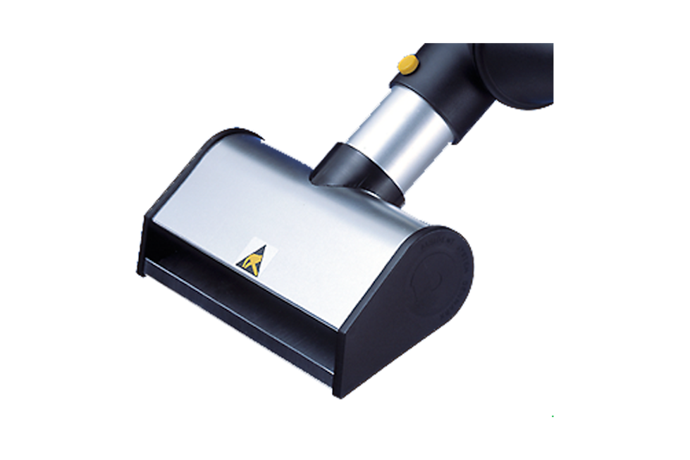 Flat, side positioning to the pollutant source, e.g. in soldering, cleaning, bonding