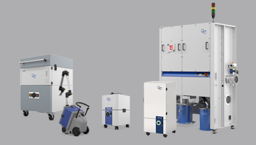 Five different systems of various sizes placed next to each other