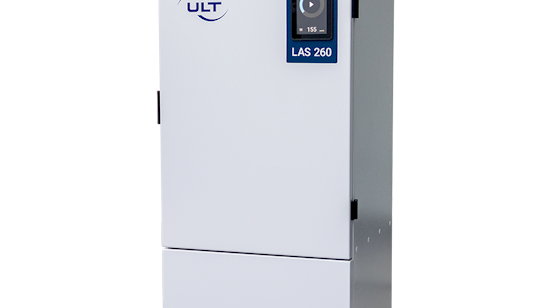 The device control display is located at the top right.of the unit