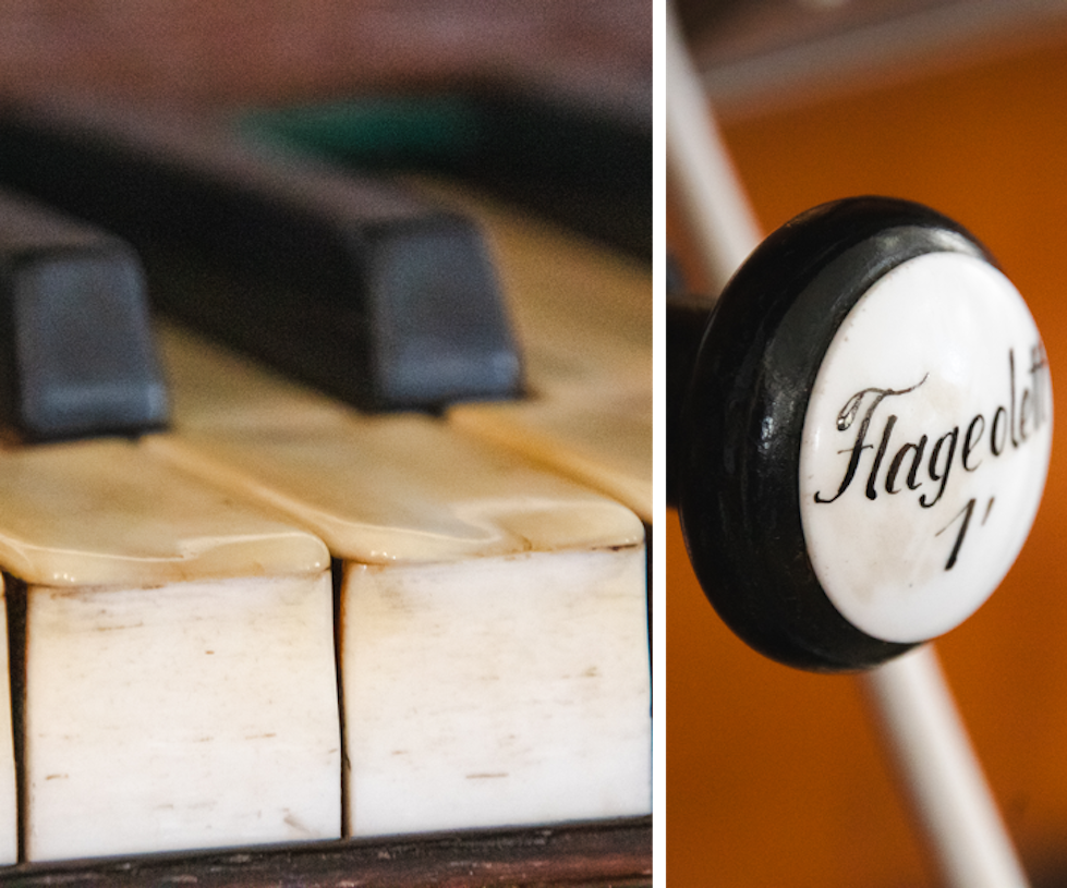 Abgewohnte Tasten und Traktur